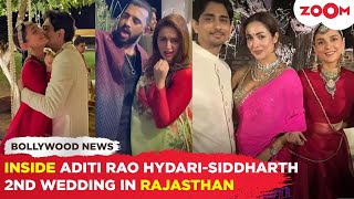 Malaika Arora, Farah Khan, Huma Qureshi ATTEND Aditi Rao Hydari-Siddharth 2nd wedding in Rajasthan