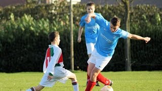 Voetbalwedstrijd Rood-Wit C1 - FC Bergen C1