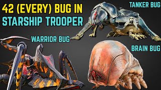 42 (Every) Bugs In Starship Troopers Franchise - Explored In Detail