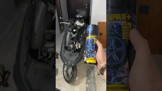 TURKİYEDE İLK BUKELUN RENK PLASTİ DİP MOTORSİKLET BOYAMA #shots #shortsbeta #shortsviral