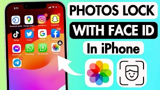 How to Lock iPhone Gallery With Face ID 2023 | Photos Lock With Face ID in iPhone