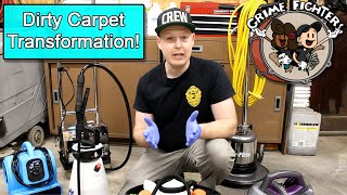 Dirty Carpet Transformation! [VLM Carpet Cleaning]