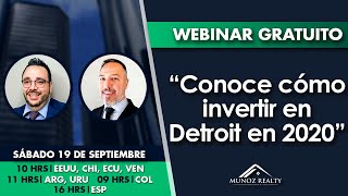 Conoce cómo invertir en Detroit 2020