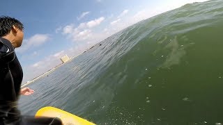 【GoPro サーフィン】20171009_千葉北_カンポ前(longboard surf)