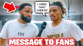 B Ellis MUST SEE Message to the Fans...Tray vs Vern!