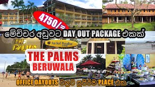 THE PALMS BERUWALA HOTEL  | මේච්චර අඩුවට Day Out Package එකක් | 4 Star Hotel | @placetoplace | SL |