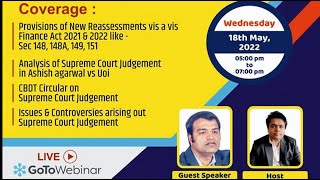 Special Free Webinar on Supreme Court Judgement U/s 148 of IT Act