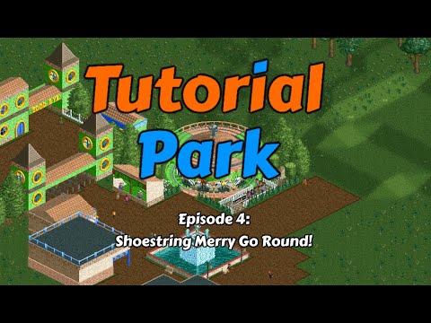 OpenRCT2 Tutorial Park Episode 4: Shoestring Merry Go Round!