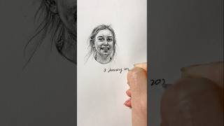 Daily Sketch Challenge: January 8th Edition #dailydrawing#stepbystep#portrait#artist#person#sketch