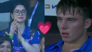 Dewald Brevis fallen in love at first sight with Sara Tendulkar in Mi vs LSG match IPL 2022