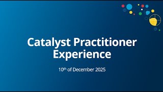 Catalyst Practitioner Experience Training
