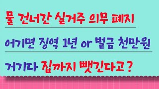 물 건너간 실거주 의무 폐지! 어기면 징역 1년 또는 벌금 1,000만원에 집까지 뺏긴다고 ?