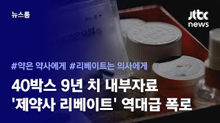 뒷돈 수천만 원 받고 약 처방…문건 속 병원 직접 찾아가자 '취재 거부' / JTBC News