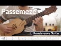 Passemeze - Adrian Le Roy | Renaissance Guitar Tab | Grade 3