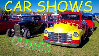 Car Shows (Oldies around USA) Route 66 classic cars, hot rods muscle cars, old school car show time