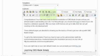 How to edit content in CMS Made Simple - CMS Tutorials