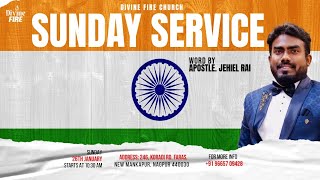 WE WELCOME YOU TO SUNDAY SERVICE (26/1/2025)