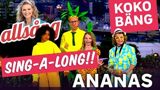 Kokobäng Ananas Sing-a-long från Allsång på Skansen🍍