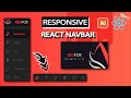 Animated Responsive Navbar (Part 1) - React & CSS Animation Tutorial for Beginners