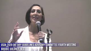 Doctor's POWERFUL HEARTFELT Testimony To USDA Dietary Guidelines 2020