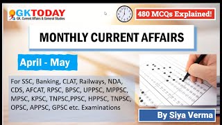 April - May  2024 Full Month Current Affairs | GK Today Monthly Current Affairs
