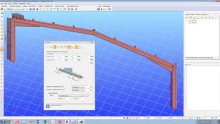 2D Steel Portal Frame in Consteel Full tutorial