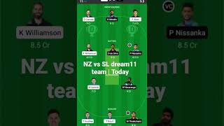 NZ vs SL dream11 team | NZ vs SL T20 match prediction | T20 WC | Today