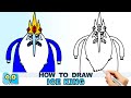 How to Draw Ice King | Adventure Time | Simon Petrikov