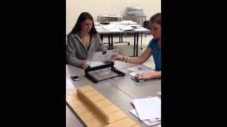 Jebsen-Taylor Hand Function Test subtest #1 writing