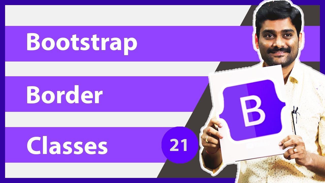 Bootstrap Border Classes - Bootstrap5 Tutorial 21 - YouTube