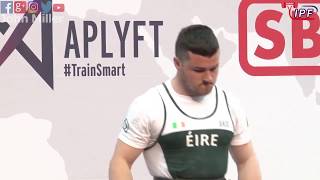 Darragh Mulcahy - 16th Place 670kg Total - 83kg Class 2019 IPF Classic Worlds