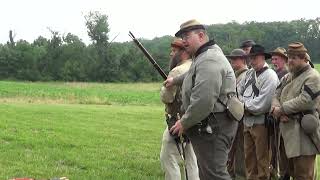 2022 Jul 16: Confederate Infantry Drill at Gettysburg NPS