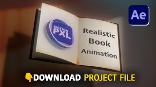 Realistic 3D Book Open Animation in After Effects | Beginner Tutorial (No Plugins)