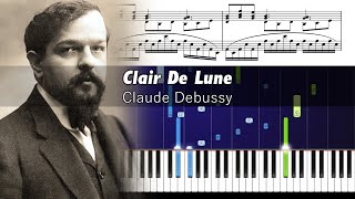 How to play Clair De Lune by Claude Debussy on piano