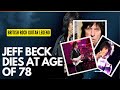 Jeff Beck: British guitar legend dies aged 78