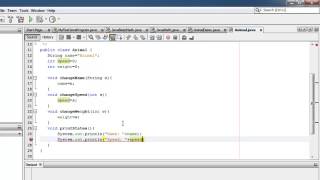 Java Tutorial 04 - Objects and Classes - with 1 activity