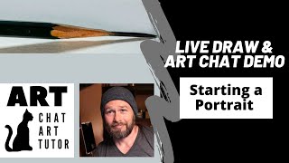 ArtCat 1st YouTube Live Draw and Art Chat Demo (Edit)