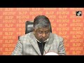 bjp pc live बीजेपी सांसद ravi shankar prasad की press conference new delhi