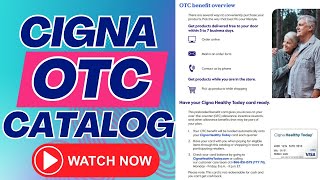 Cigna OTC Catalog (NEW) ⏬👇 Benefits