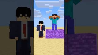 HELP Herobrine To Power Up Jump With Bigger And Bigger Bedrock #friendship #shorts #trending #anime