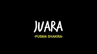 Aku Raiso Romantis Koyo Liyane | Lirik Lagu Juara oleh Pusma Shakira