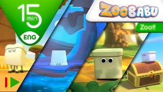 Zoobabu | Collection 04 (Zoo Animals) | Full episodes for kids | 15 minutes