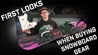 First Things To Look At When Buying Your First Snowboard