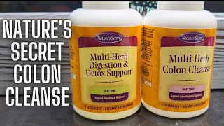 Colon Cleanse | Nature's Secret Ultimate Cleanse | 2-Part Total Body Detoxification