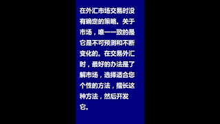 没有确定的外汇策略