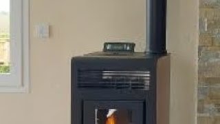 Poêle Interstoves 13kw Étanche sortie par le dessus, ventouse horizontale