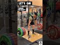 STRONG 425lbs Deadlift!  Powerlifting Training #shorts