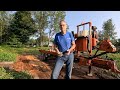 Sawmilling Curly Maple On The Wood-Mizer LT40 Wide # 345