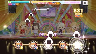 【デレステ】炎の華 MASTER+ フルコンボ(GREAT6)