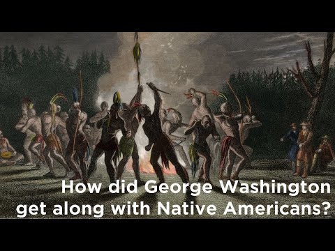 What does the President George Washington think about Native Americans?